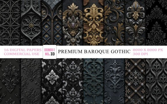 Download Premium Baroque Gothic Wallpaper Bundle - Premium Resources