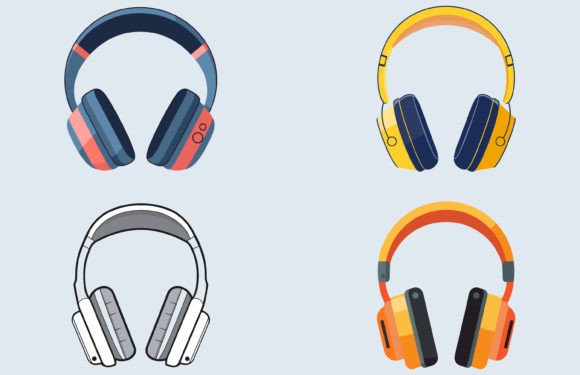 Download Headphones Wireless Vector Isolated - Vector Collection