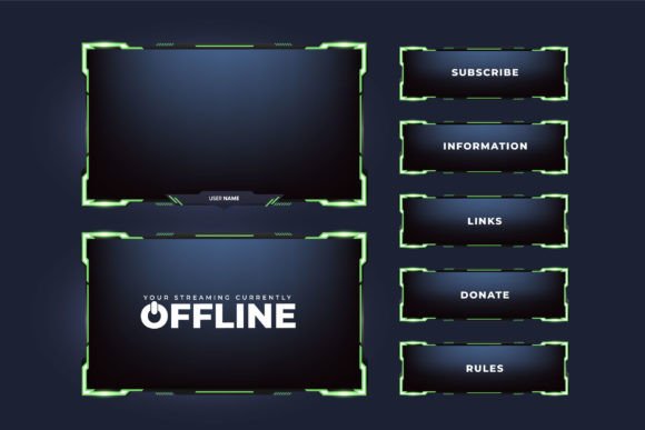 Download Online Game Screen Border Design Vector - Vector Collection