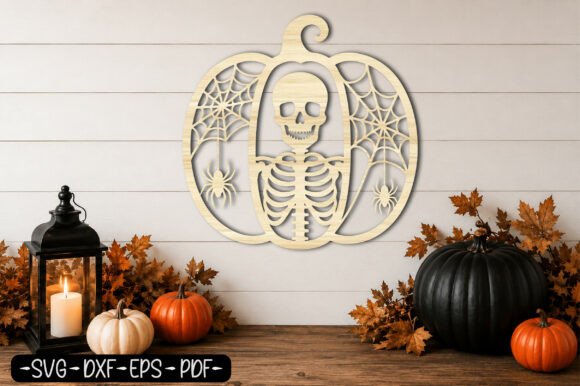 Download Skeleton Pumpkin Halloween SVG - Premium Bundle